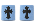 Light Blue Cross Wristband