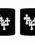 Black & White TriCross Wristband