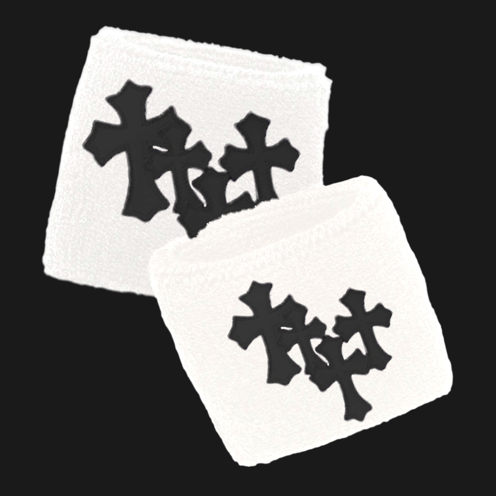 White & black wristband