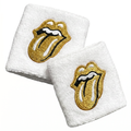 White & gold wristband