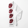 White & red towel