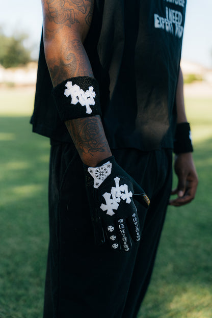 Black & white wristband