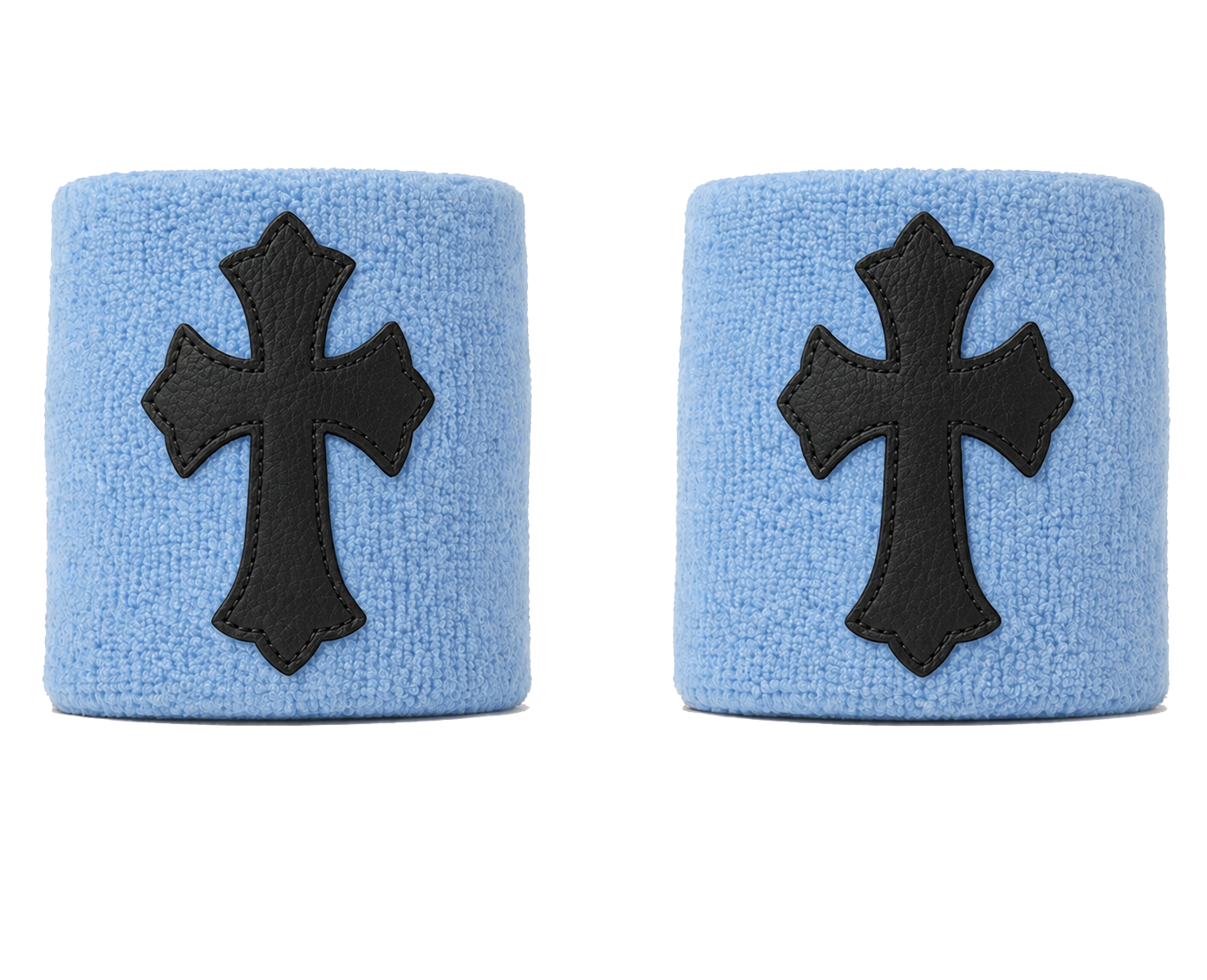 Light Blue Cross Wristband