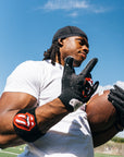 black & red wristband