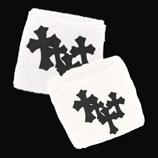 White & black wristband