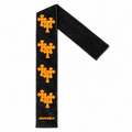 Black & Orange Cross Towel