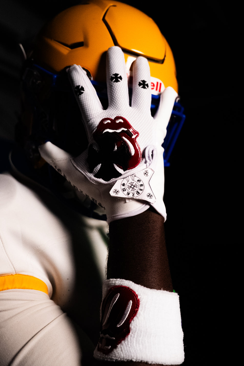 Athlete wearing GripzRUS gear