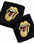 Black & gold wristband