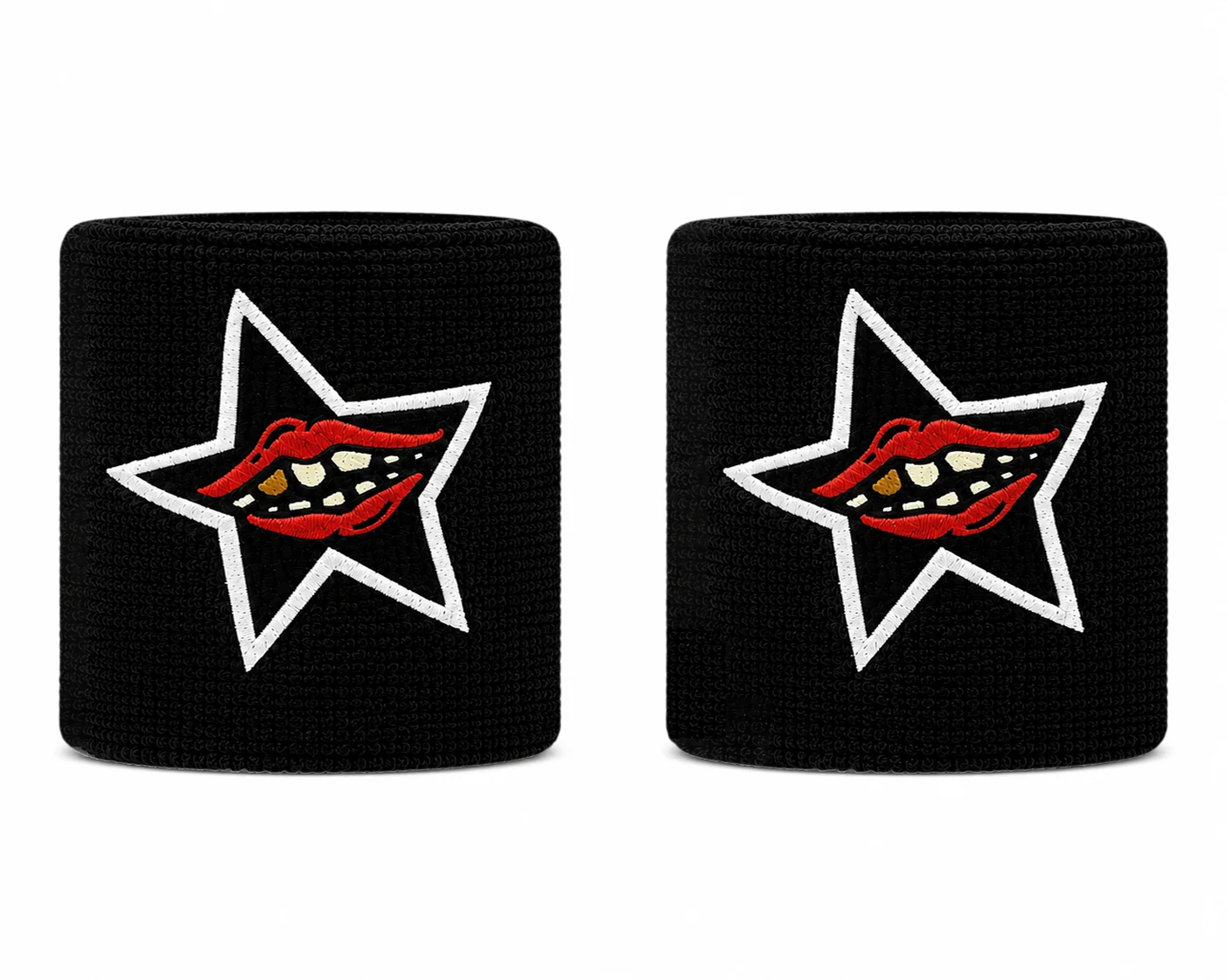 Black &amp; White Star Wristband